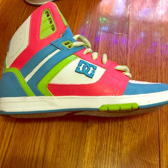 colorful dc high tops